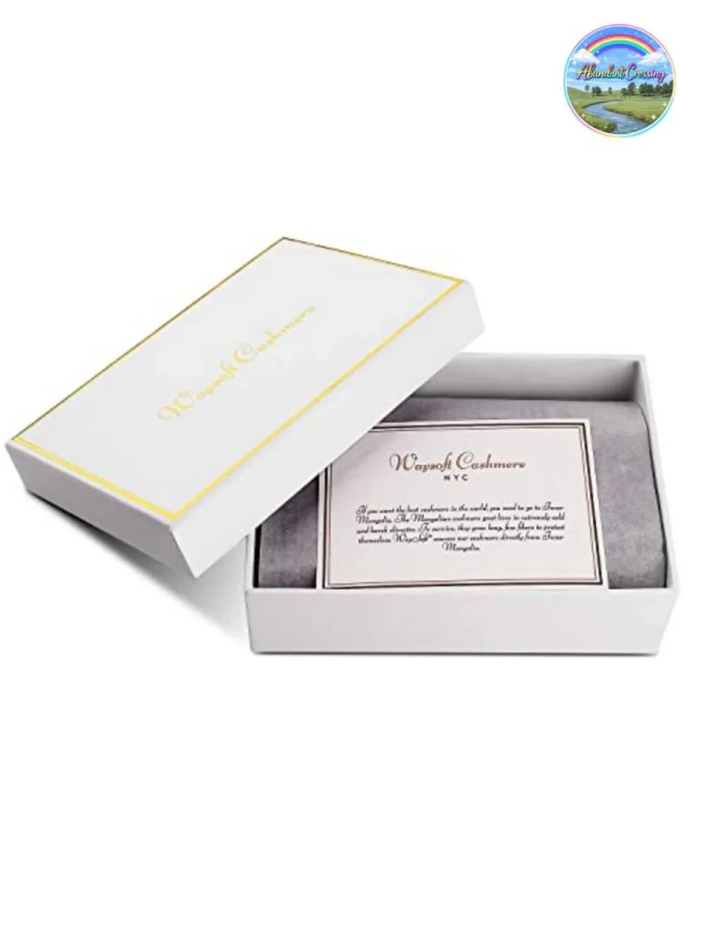 100% Cashmere Oversized Beanie Hat Women Gift Box Premium